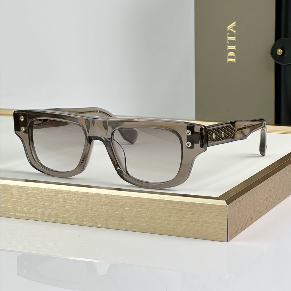 DITA Gray Square Sunglasses